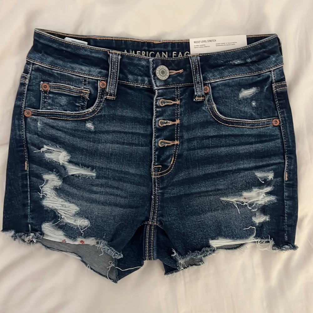 AMERICAN EAGLE HI RISE SHORTIE JEAN - 2